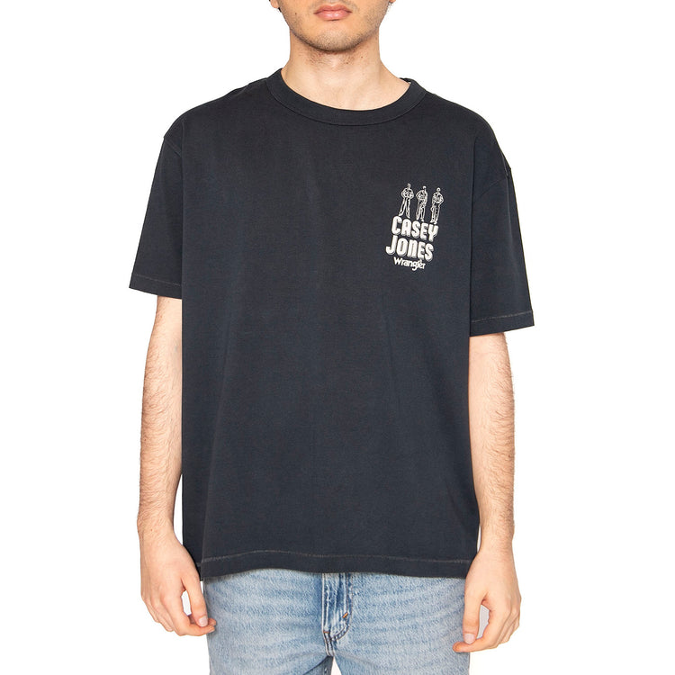 CJ Graphic Tee Dark Navy - Maglietta Girocollo Uomo Blu 112362911 . WRANGLER 