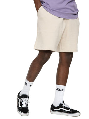 BETA SPLIT FLEECE SHORT BEIGE - Bermuda in Felpa Uomo Beige 04259-BEIGE . BRIXTON 