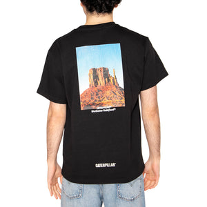 MNT T-Shirt  Black - Maglietta Girocollo Uomo Nera 6010117-10158 . CAT 