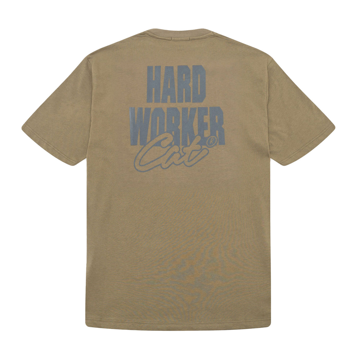 WORKER T-SHIRT MILITARY OLIVE - Maglietta Girocollo Uomo Verde 6010134-12365 . CAT 