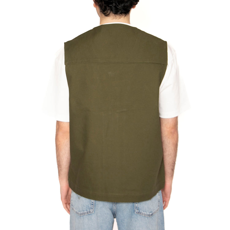 Heritage Chor Vest Green - Giacca Smanicata Uomo Verde 6040079-12365 . CAT 