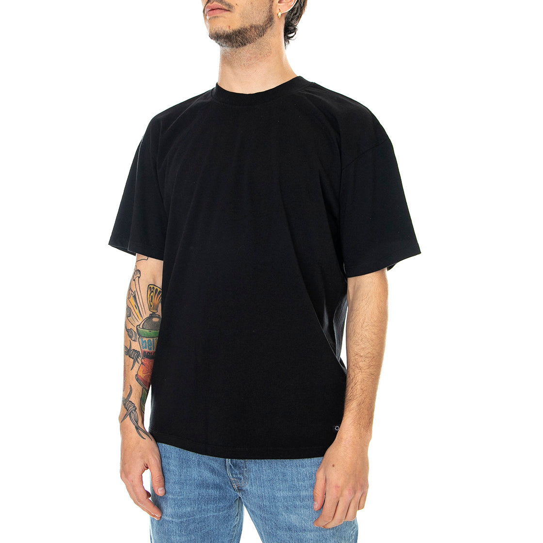 Oversize Basic - Maglietta Girocollo Uomo Nera I030214.89.67. . EDWIN 
