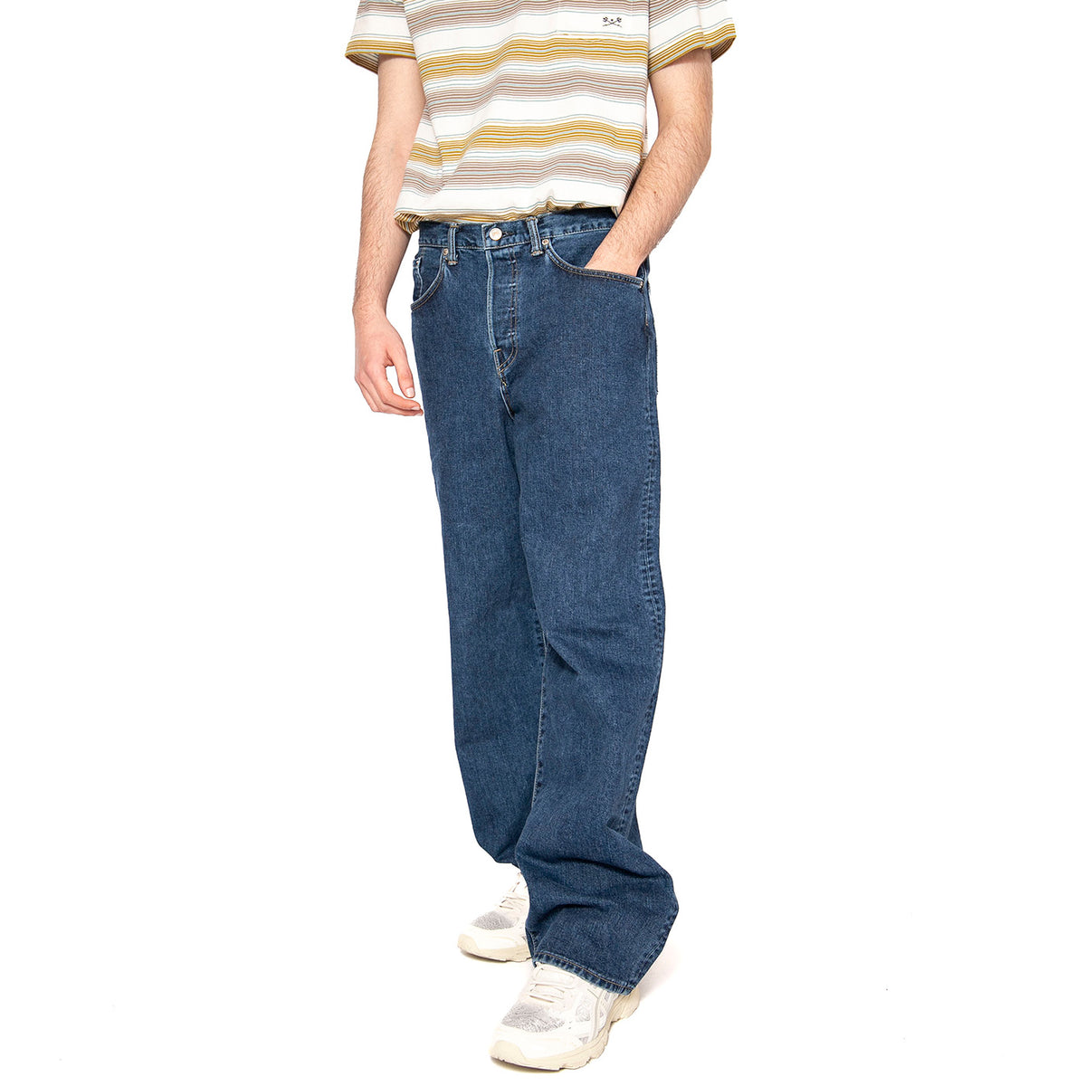 Wide Pant Denim Jeans Blu - Pantaloni Uomo Denim Jeans Blu I032087.01.KR.32-01.KR . EDWIN 