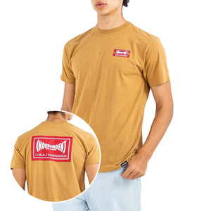 INDY WASH TEE TOBACCO - Maglietta Girocollo Uomo Marrone 4137000909-258 . ETNIES 