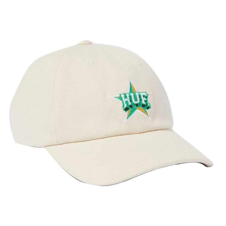 All Star 6 Panel CV Hat - Cappellino con Visiera Bianco HT00799-IVORY . HUF 