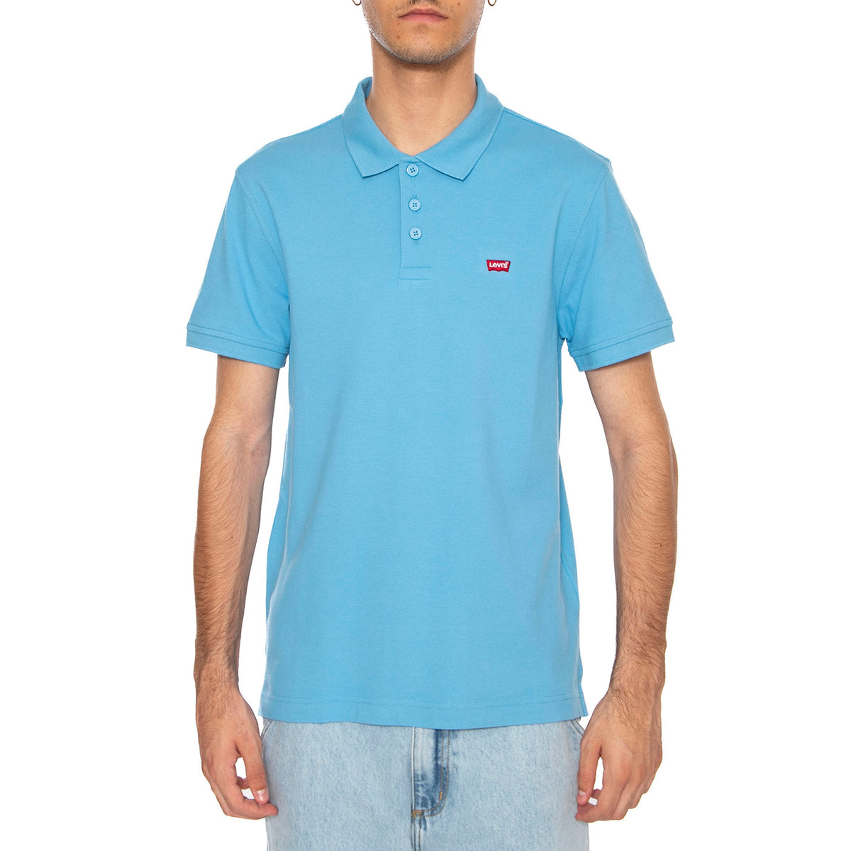 Levi's®Polo Droit Piqué Stretch - Polo Uomo Azzurra 35883-0181 . LEVIS 
