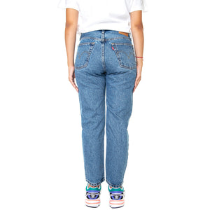 501 Crop Z0625 Medium Indigo Worn In - Pantaloni Denim Jeans Donna Blu 36200-0236 . LEVIS 