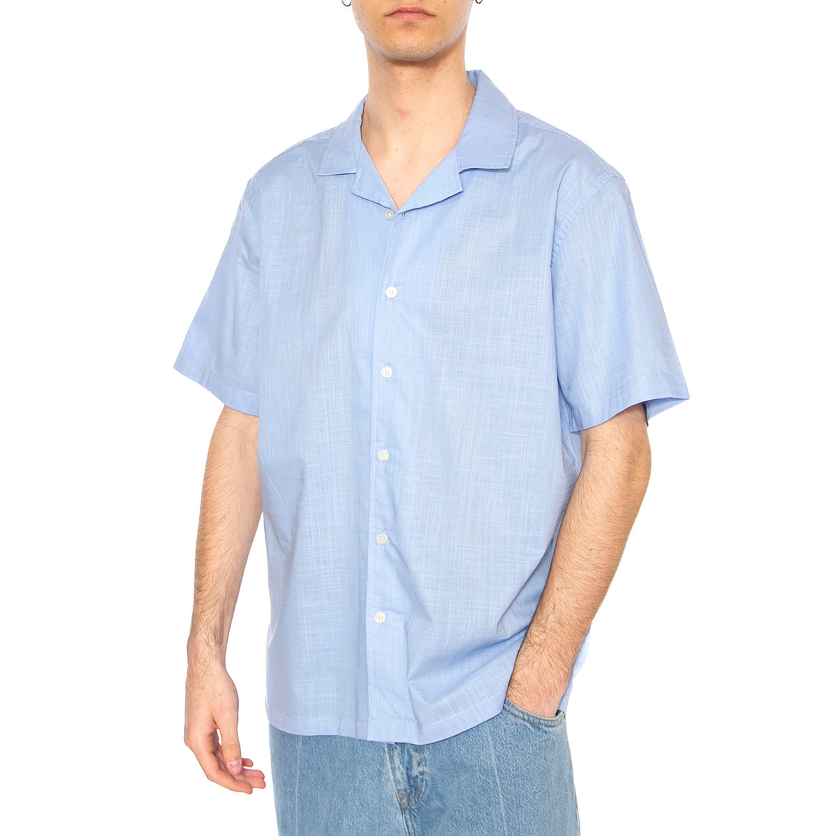 Jole 3095 Shirt - Camicia Maniche Corte Uomo Blu 219353095-1630 . MINIMUM 