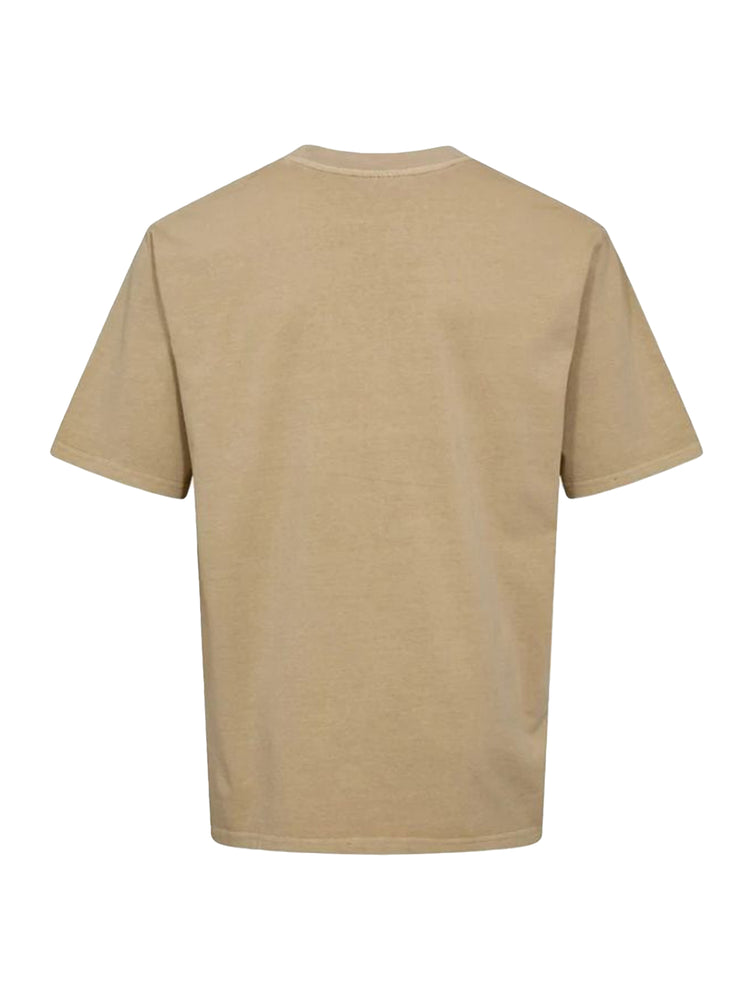 LONO RLX TEE 3412 CURDS & WHEY BEIGE - Maglietta Girocollo Uomo Beige 223703412-0920 . MINIMUM 
