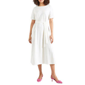 BILLINA 9760 WHITE - Abito Lungo Donna Bianco 228769760-0608 . MINIMUM 