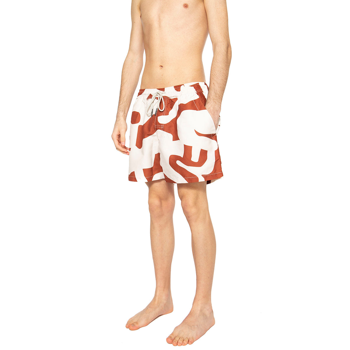Russet Puzzlotec Swim Shorts - Costume da Bagno Uomo Multicolore 5001-308-5001-308 . OAS 