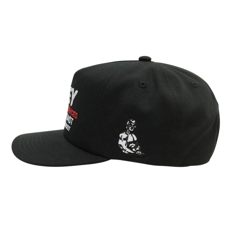 Obey Transport 5 Panel Snapback - Cappellino con Visiera Nero 100490111-BLK . OBEY 