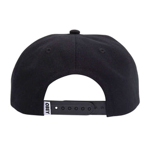 Obey Case 6 Panel Classic Snapback - Cappellino con Visiera Nero 100580351-BLK . OBEY 