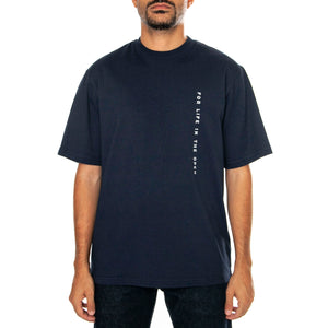 For Life Print In The Open T-Shirt Navy Blazer - Maglietta Girocollo Uomo Blu PFD0497-203 . PENFIELD 