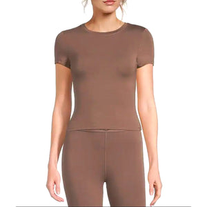 MIRIAM BABY TEE ALLSPICE BROWN - Maglietta Girocollo Donna Marrone UGC1136933-ALS . UGG 