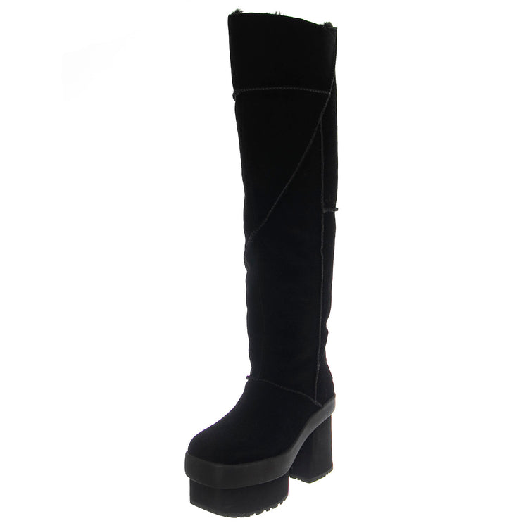 W New Heihghts Platform Xtra Black - Stivali Donna Neri UGSNHPLXBLK1157911W . UGG 