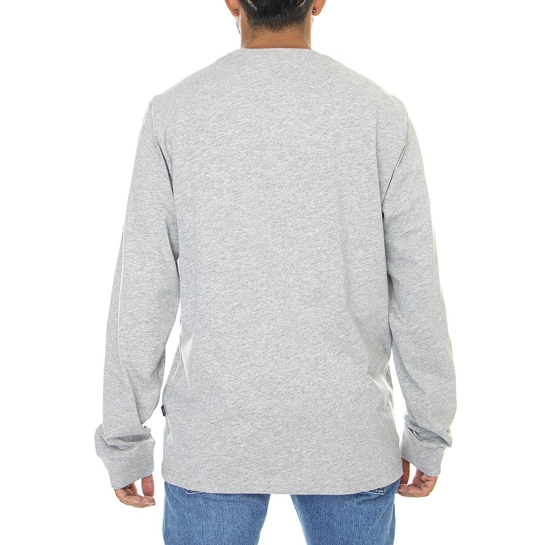 LS Mapleton Tee Grey Melange - Maglietta Girocollo Maniche Lunghe Uomo Grigia DK0A4Y4RGYM1  DICKIES 