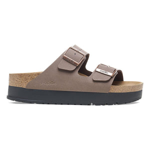 Arizona Platform mocca veg, Birko Flor - Sandali Donna Marroni 1027417  BIRKENSTOCK 