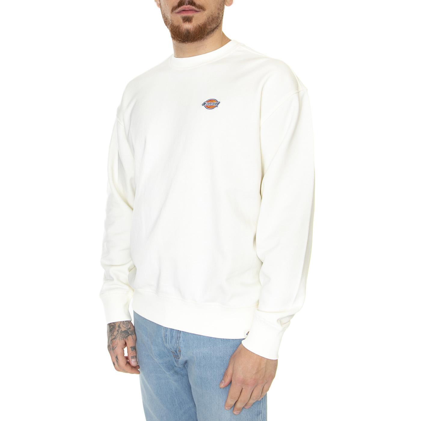 Millersburg Sweatshirt Egret - Felpa Girocollo Uomo Bianca DK0A4YLZC481  DICKIES 