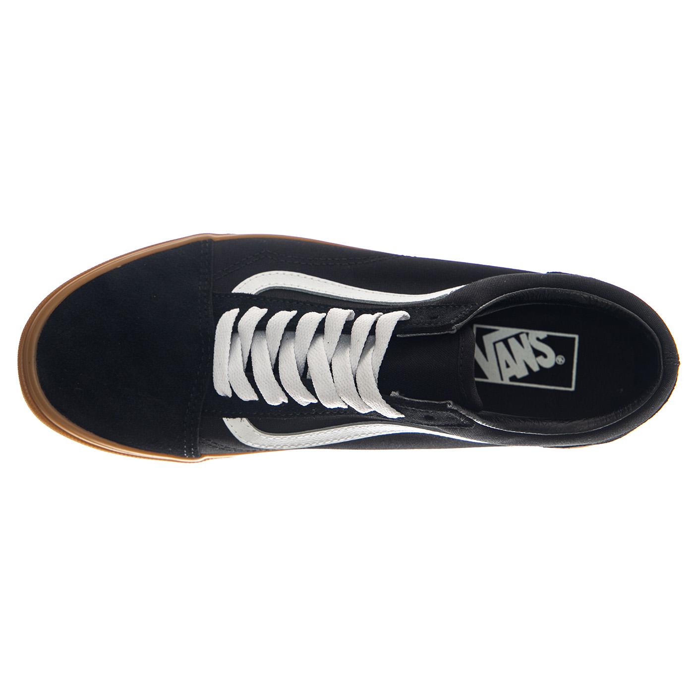 Old Skool Black / Gum - Scarpe Stringate Uomo Nere VN000CR5 B9M1 VANS 