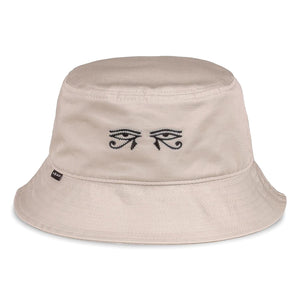 Fire Route Bucket Hat White - Cappello da Pescatore Beige GRBH342-WHT  GRIMEY 
