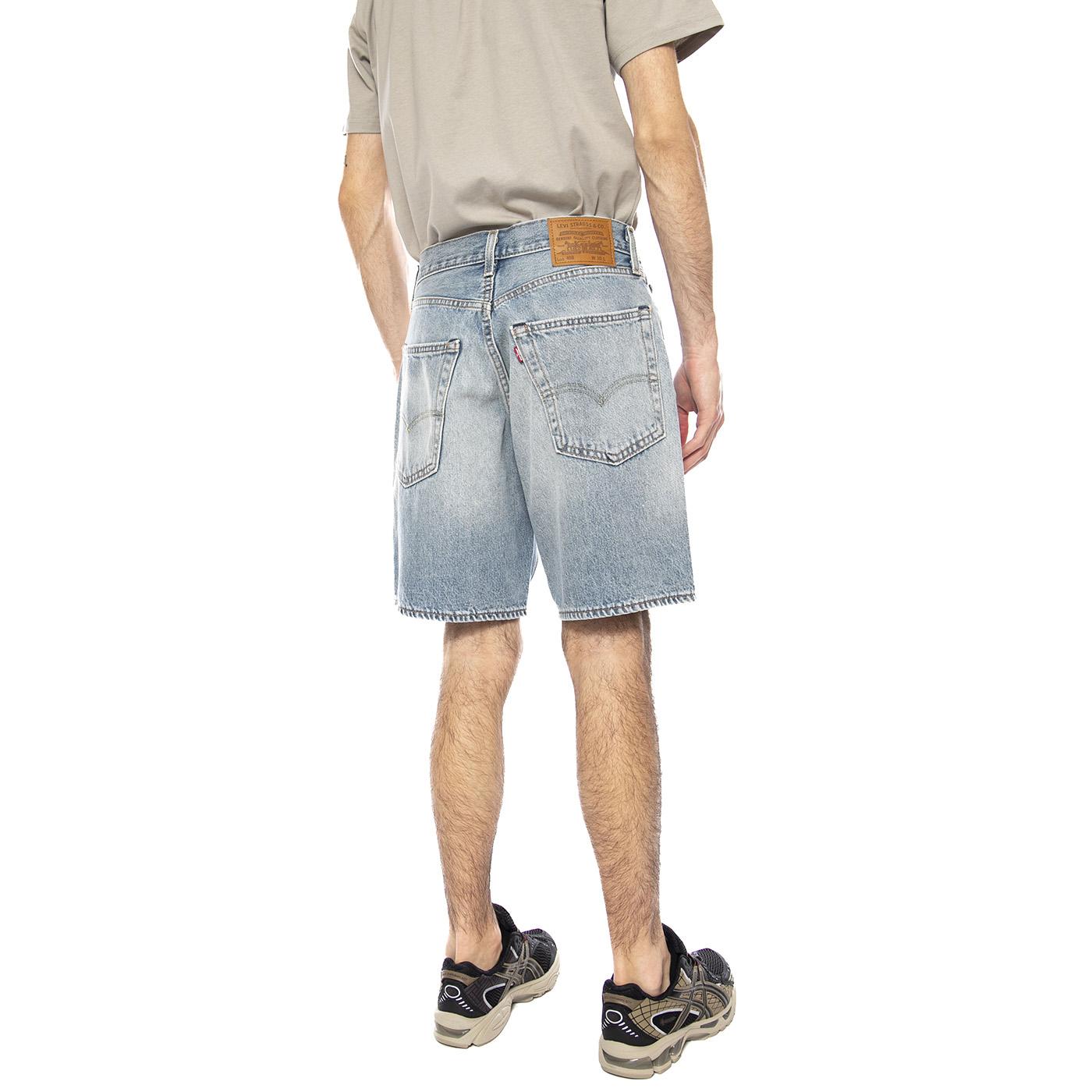 468 Loose Shorts - Light Workout Shorts - Bermuda Denim Jeans Uomo Blu A8461 0039 LEVIS 