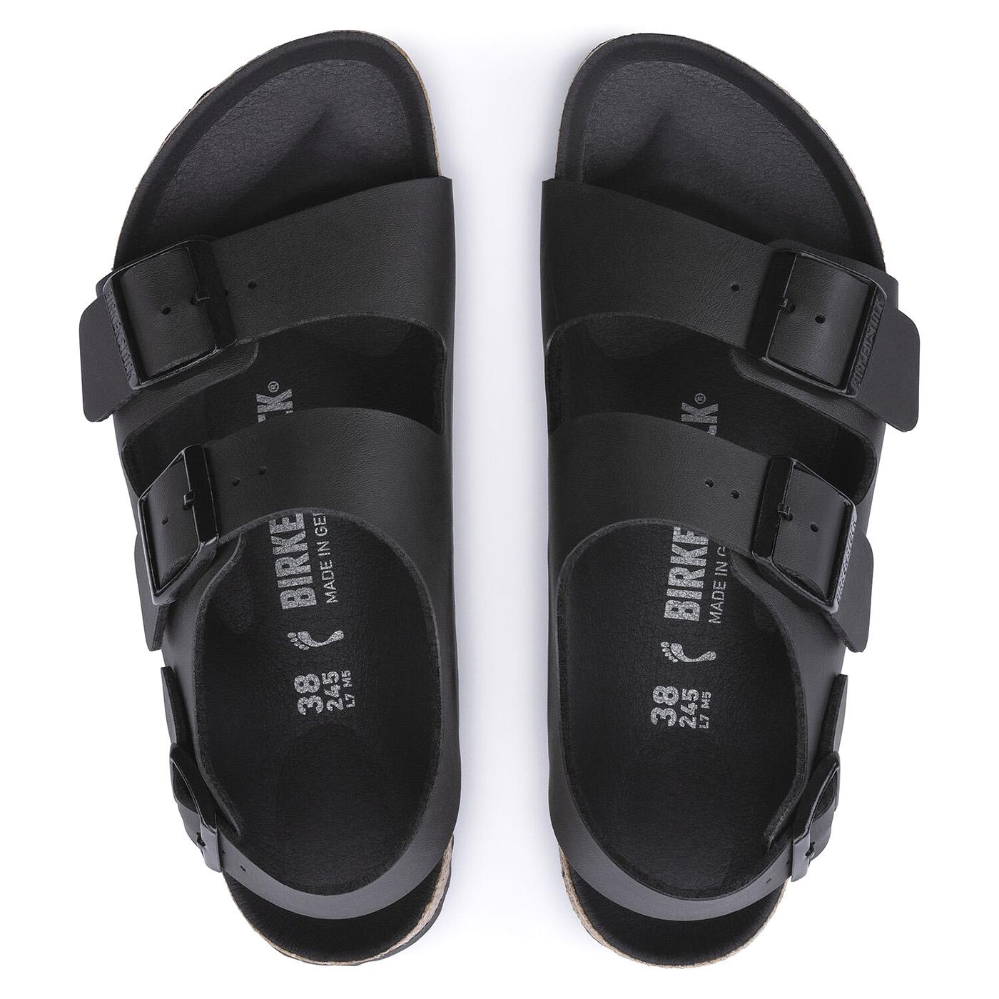 Milano Triples Black Birko Flor Sandals - Sandali Uomo Nero 1024998  BIRKENSTOCK 