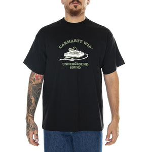 S/S Underground Sound T-Shirt Black - Maglietta Girocollo Uomo Nera I032423.89XX  CARHARTT WIP 
