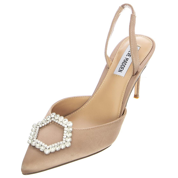 LUCENT NUDE SATIN - Sandali Donna Beige SMSLUCENT-NUD . STEVE MADDEN 