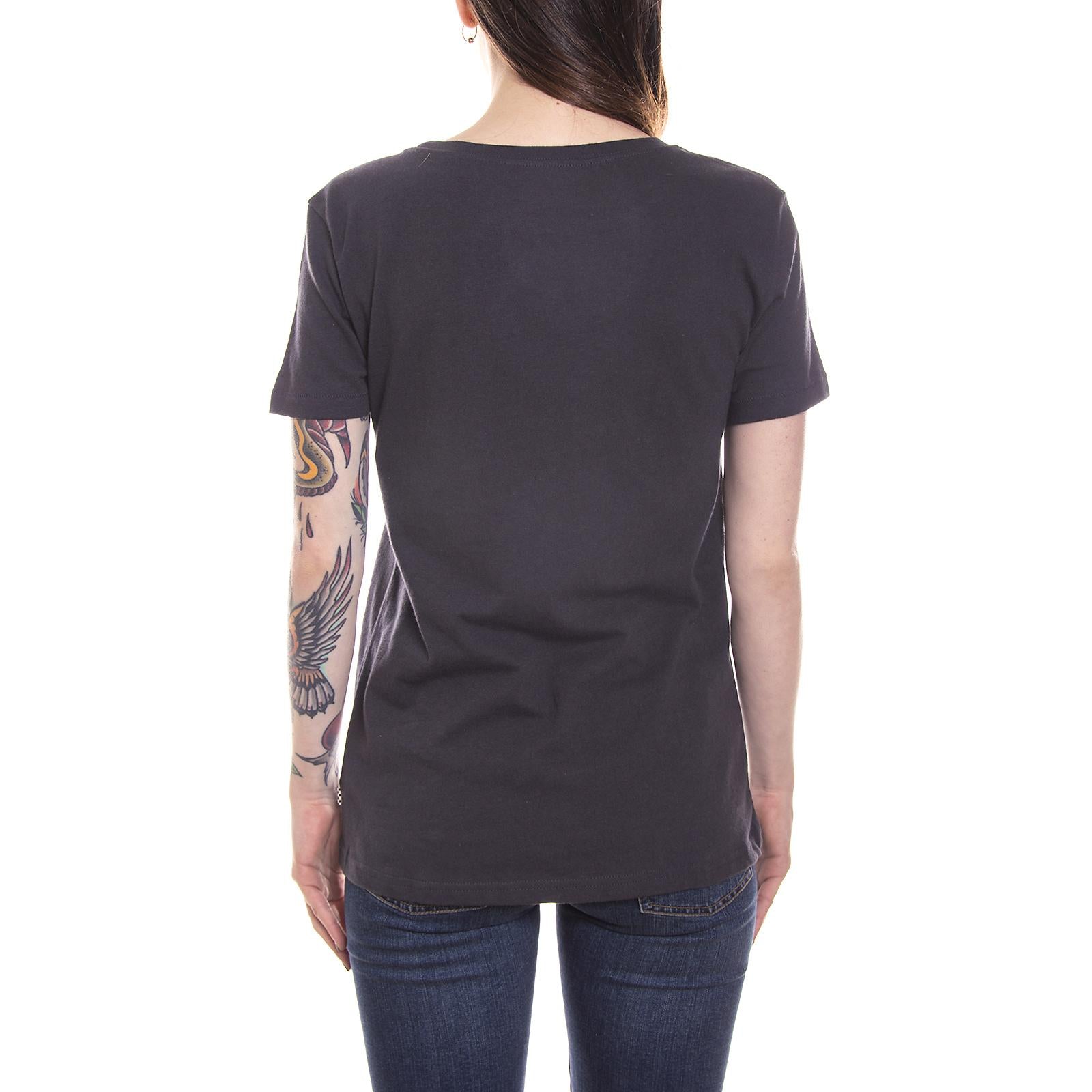 Wm Double Fortune T-Shirt - Phantom Black - Maglietta Girocollo Donna Nera VA31PJ6RJ  VANS 
