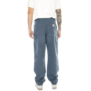 Double Knee Pant Ore / Aged Canvas - Pantaloni Uomo Blu I031501.0R3K  CARHARTT WIP 