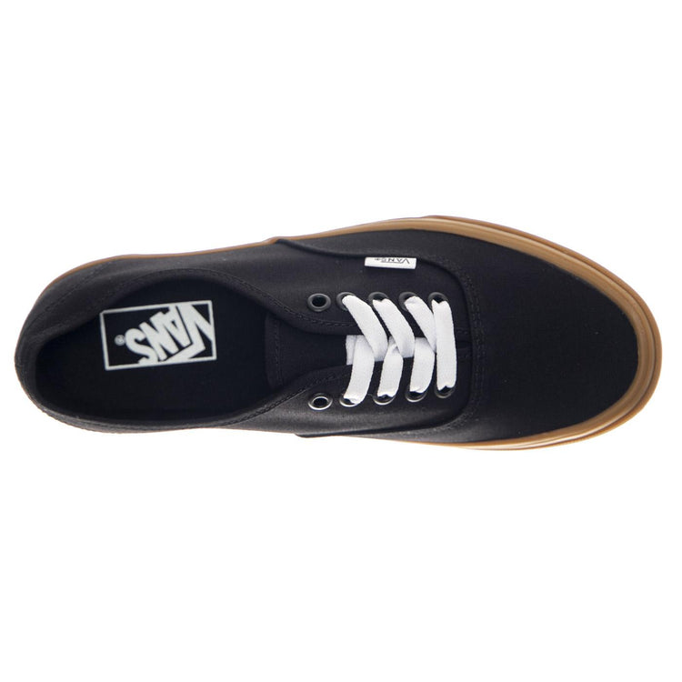 Authentic Black / Gum - Scarpe Stringate Profilo Basso Uomo Nere VN0009PVB9M1  VANS 