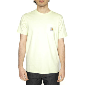 S/S Pocket T-Shirt Air Green - Maglietta Girocollo Uomo Verde I030434.2P6XX  CARHARTT WIP 