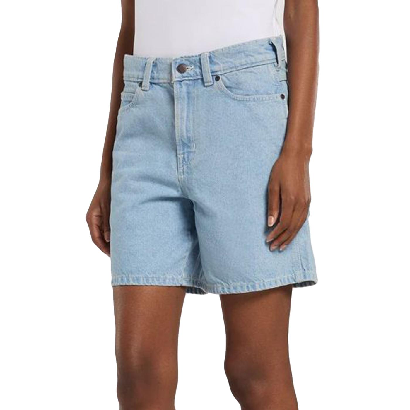 993 7 INCH CARPENTER SHORT VINTAGE BLUE - Bermuda Denim Jeans Donna Blu DK0A88PB C151 DICKIES 