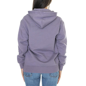 W' Hooded Carhartt Sweatshirt Glassy Purple / Discovery Green - Felpa con Cappuccio Donna Viola I032695.1TFXX  CARHARTT WIP 