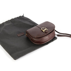 Laire Leather Saddle Bag Dark Brown - Borsa a Tracolla Marrone 222MLBA0349-BR71  BARBOUR 