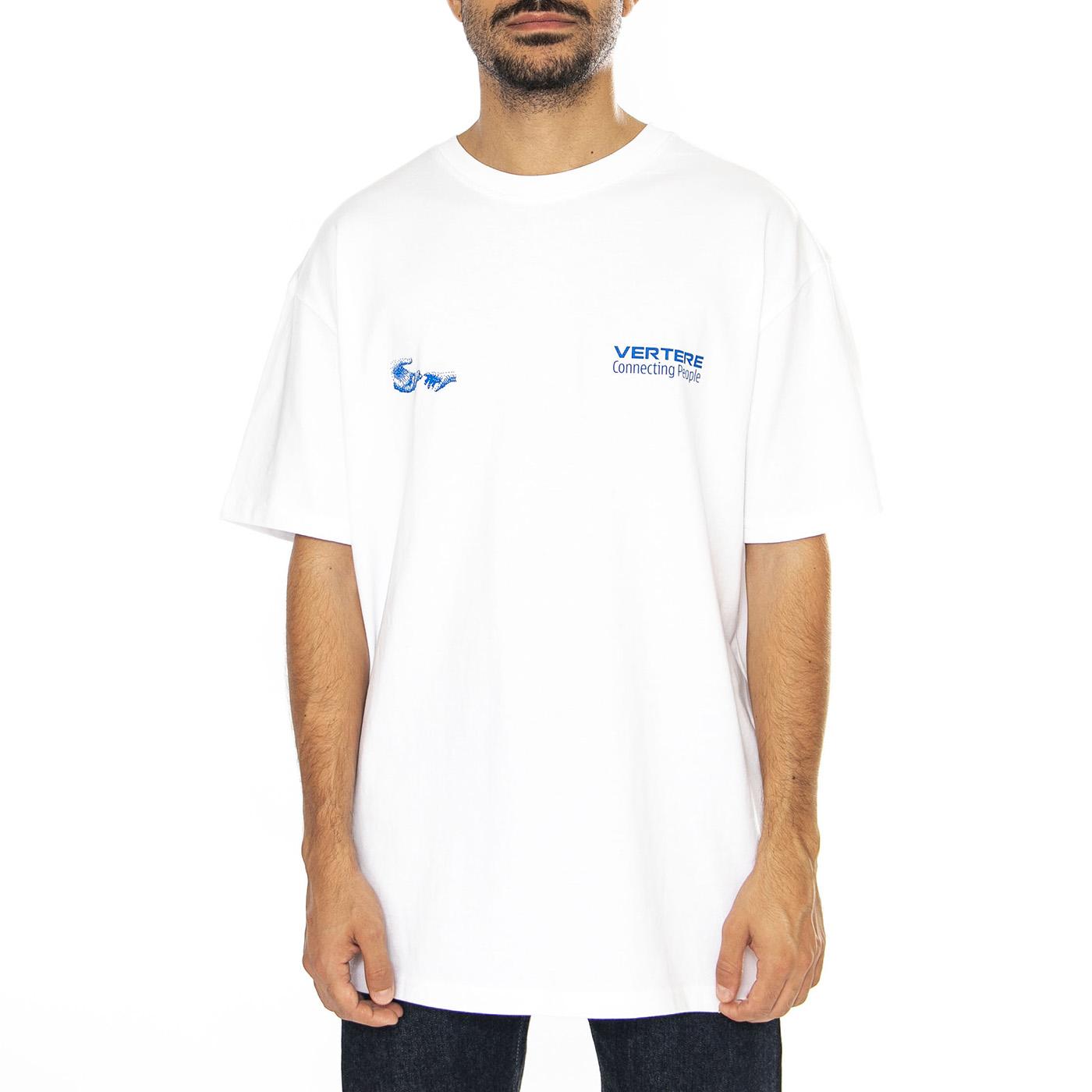 Connecting T-Shirt White - Maglietta Girocollo Uomo Bianca VER-T270-WHT  VERTERE BERLIN 