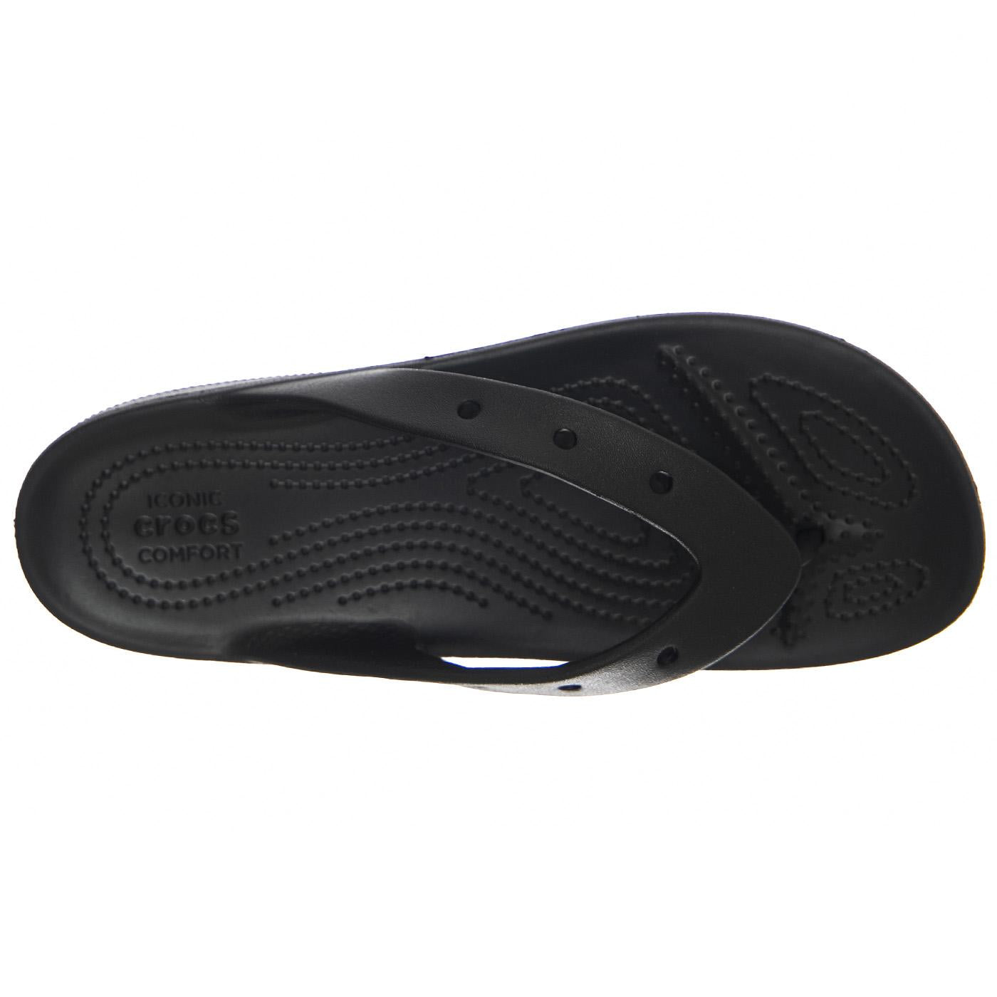W' Classic Platform Flip Black - Sandali Donna Neri CR.207714-BLK  CROCS 