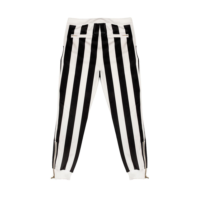Authentic Stripes Trousers - White / Black - Pantaloni Donna Neri / Bianchi 303PP60-625N  KAPPA 