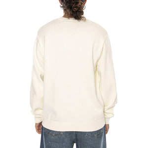 DECK SWEATER WAX / BLACK - Maglione Girocollo Uomo Crema I036847 0D3XX CARHARTT WIP 