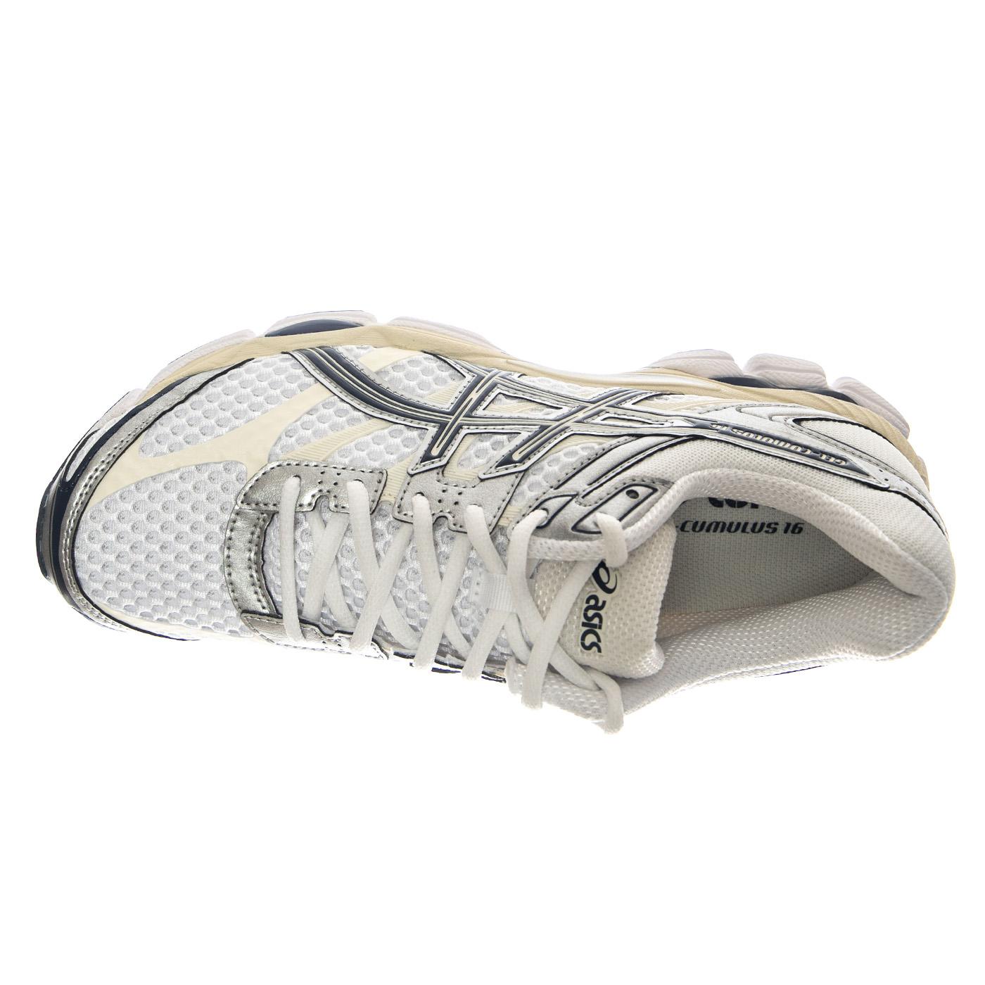 Gel-Cumulus 16 White/Midnight - Scarpe Stringate Uomo Multicolore 1203A733-103 WHITE/MIDNIGHT ASICS 