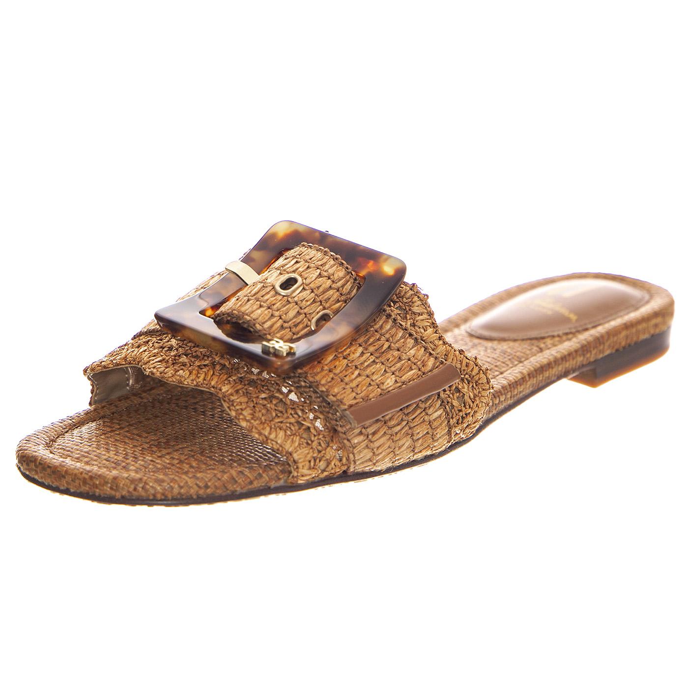 Bambi Cuoio - Sandali Donna Marroni SESBAMBI-I5216F1201  SAM EDELMAN 