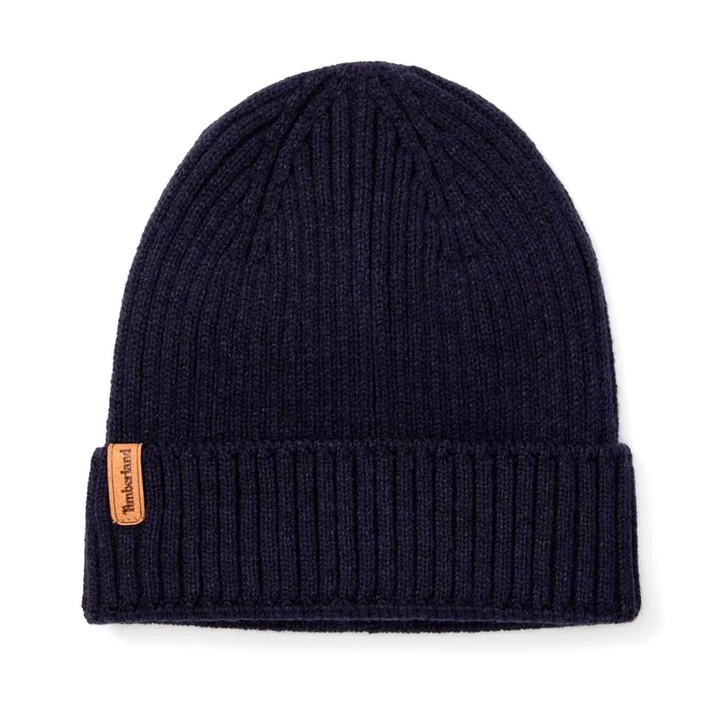Rib Knit Beanie -- Berretto Uomo/Donna Peacoat TB0A665 24511 TIMBERLAND 