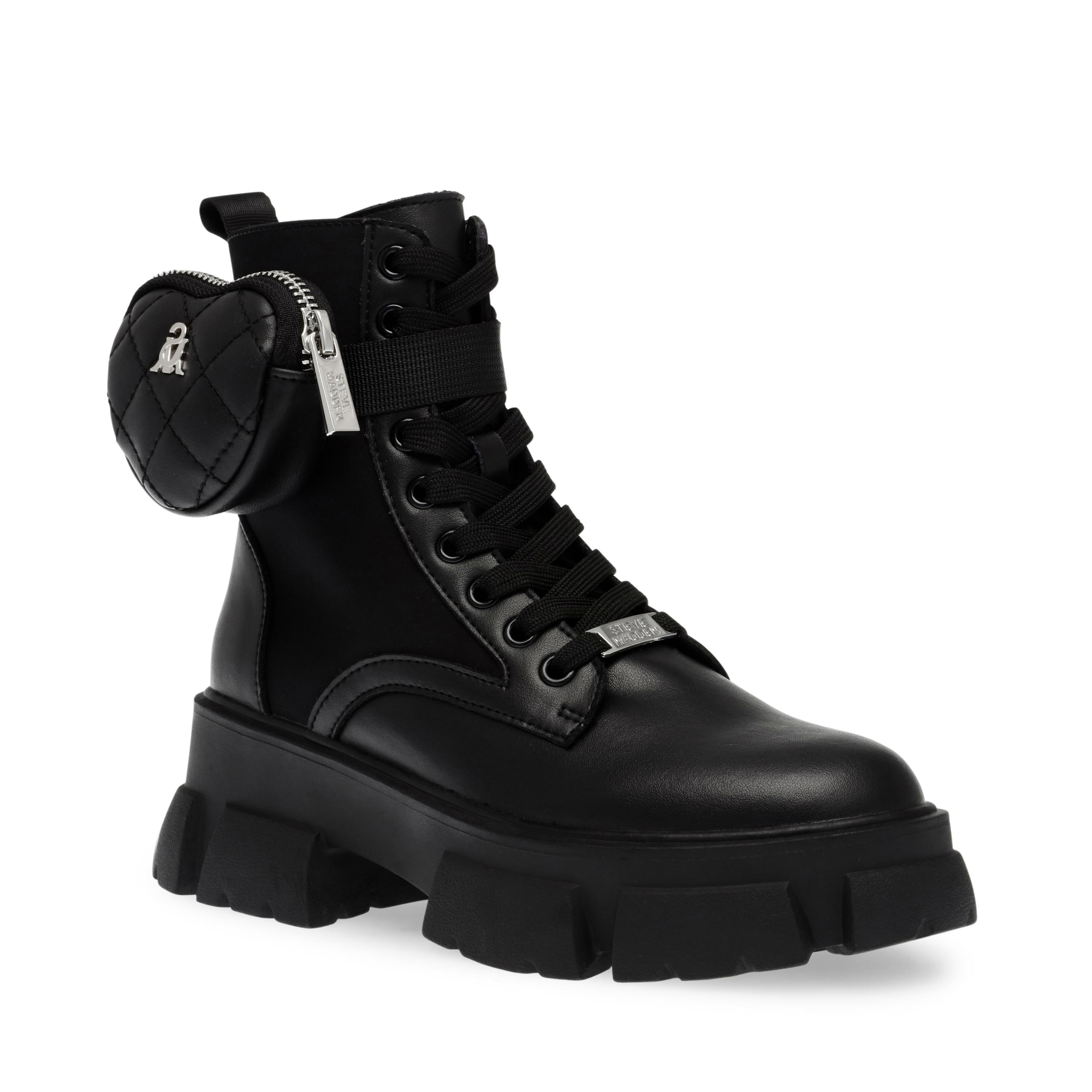 Tanker-H Black Leat - Stivali Donna Neri SMSTANKER-H-17  STEVE MADDEN 