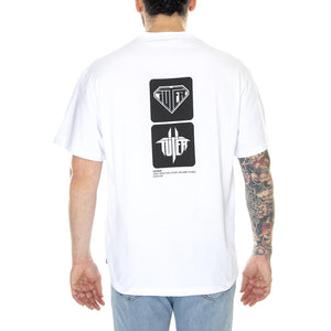 Tab Tee White - Maglietta Girocollo Uomo Bianca 23SITS09-WHITE  IUTER 
