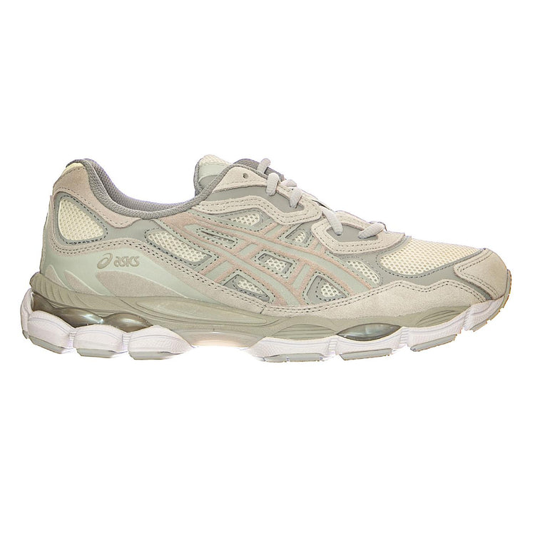 GEL-NYC - Gray - Scarpe Stringate Uomo Grigie 1203A663-101 CREAM/CLOUD GREY ASICS 