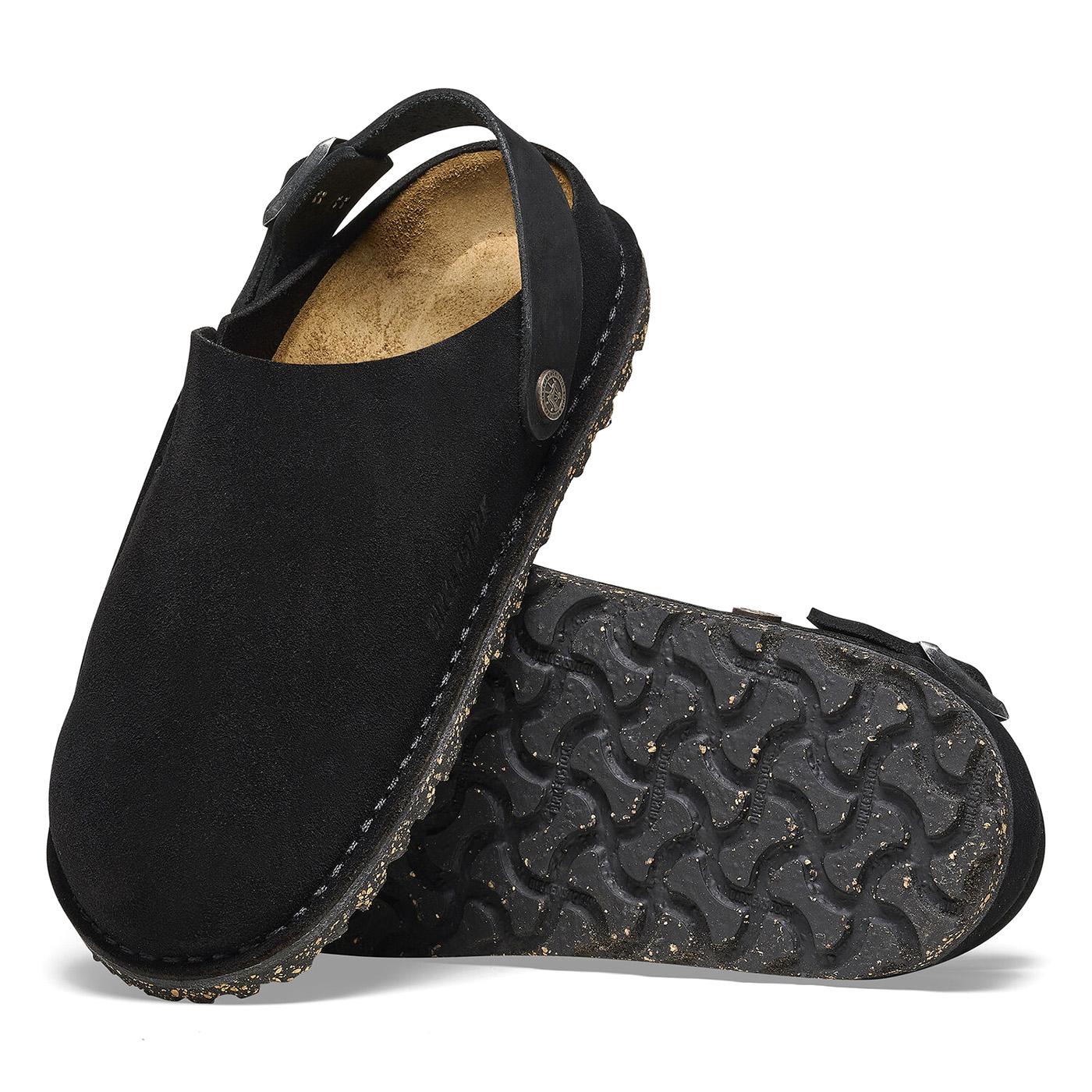 W' Lutry Premium Black, Suede Leather Sandals - Sandali Donna Neri 1025356  BIRKENSTOCK 