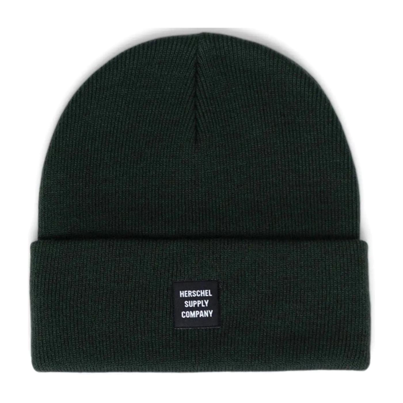 Abbot Beanie Darkest Spruce - Cappellino a Cuffia Verde 50150-05957-OS  HERSCHEL 
