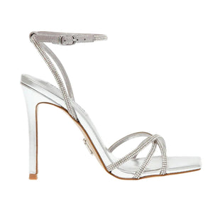 Slayed Crystal Silver - Sandali Donna Argento SMSLAYED-CRY  STEVE MADDEN 