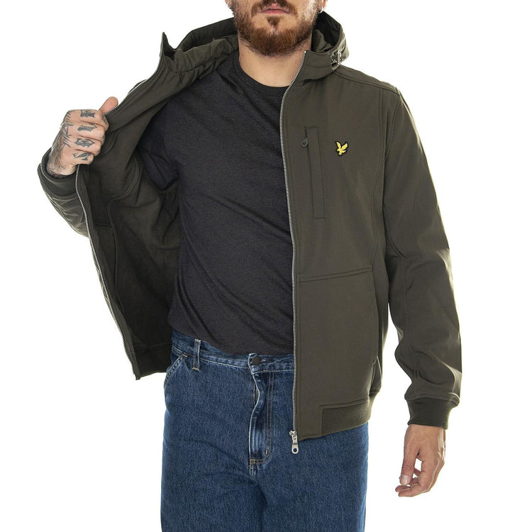Softshell Jacket Olive - Giacca Uomo Verde JK1214VE-W485  LYLE & SCOTT 